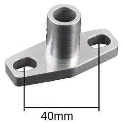Flansza spływu oleju 16mm