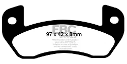 DP849 Klocki hamulcowe ULTIMAX2 EBC Brakes AIXAM 400 500 AIXAM-MEGA A721 A741 A751 Crossline CHATENET Stella LIGIER Ambra Be Two Be Up Nova MICROCAR MC1 MC2 Virgo PIAGGIO M500 XToo