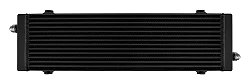 Chłodnica oleju FMIC.Pro 470x140x40 asymetryczne wloty czarna