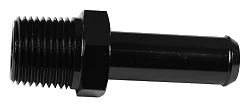 Nypel adapter aluminiowy 1/2" NPT na króciec 15-16mm (5/8) push-on czarny