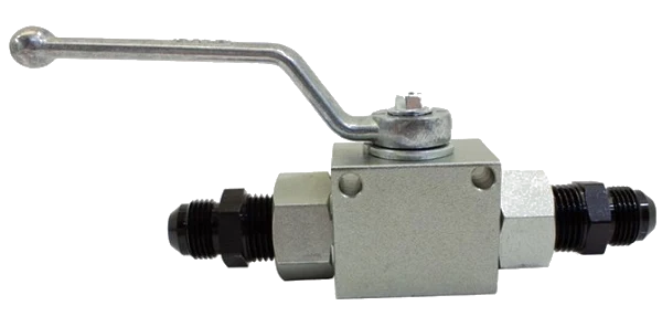 1/2 Inch Remote N20 In-Line Ball Valve with 8AN Fittings Nitrous Express NX 15158-8