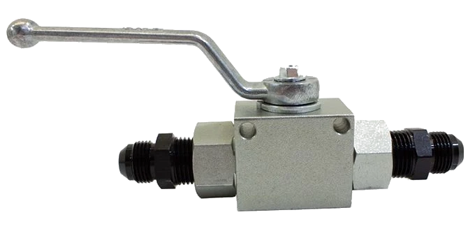 1/2 Inch Remote N20 In-Line Ball Valve with 8AN Fittings Nitrous Express NX 15158-8
