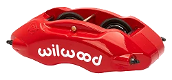 Uniwersalny zacisk hamulcowy 4 tłoczkowy Wilwood 120-10754 GNX4 czerwony