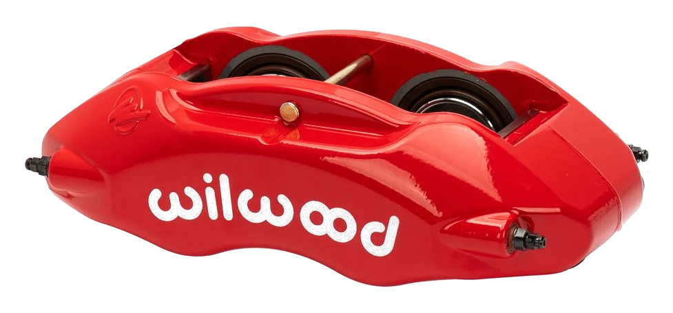 Uniwersalny zacisk hamulcowy 4 tłoczkowy Wilwood 120-10754 GNX4 czerwony