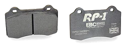 DP81140RP1 Sportowe klocki hamulcowe RP-1 Racing EBC Brakes Alfa Romeo 147 156 GTV Spider BUGATTI EB110 Chrysler USA Viper Citroen DS3 Dodge USA Viper DS DS3 Ferrari 360 F430 Fiat Coupe Ford