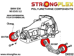 031587B: Tuleja mocowania tylnego dyferencjału - tylna E36 BMW e36