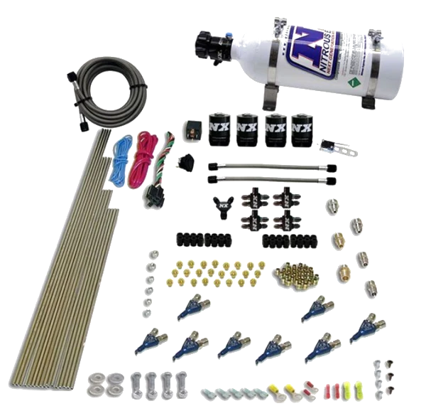 8-Cyl Direct Port Nitrous System EFI Gasoline (200-500Hp) 5LB Nitrous Express NX 80001EFI-05