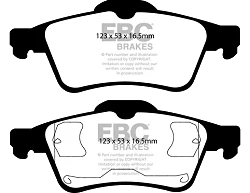 DP41354R Klocki hamulcowe YELLOWSTUFF EBC Brakes Ford Mazda 3 BK Nissan Primera P12 Primera W12 Opel Signum Vectra Renault Espace Mk4 Grand Espace Laguna 2 Vel Satis UK Vel Satis Europe Saab