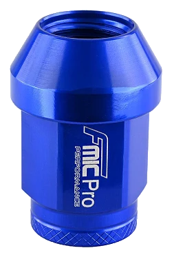 Kuta nakrętka aluminiowa do kół FMIC.Pro M14x1.25 Niebieska 1 szt.  stożkowa przelotowa 7075-T6
