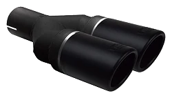 Uniwersalna końcówka tłumika okrągła 90mm długość 220mm średnica montażowa 50mm - NBL2-90RS*/50