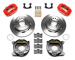 Wilwood 140-9282-R Forged Dynalite Rear Parking Brake Kit 12.19 Red