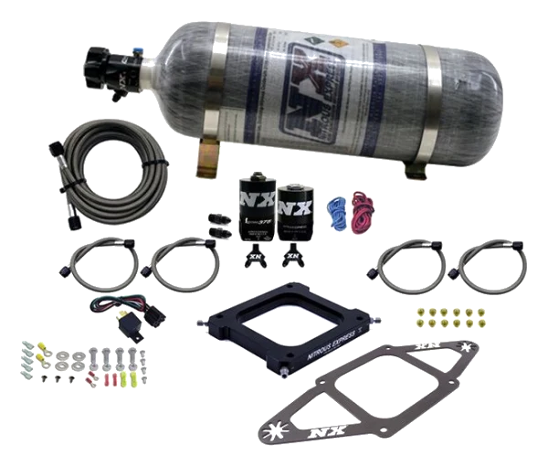 4500 Assassin Plate Gasoline RNC 250-750Hp with 12Lb Carbon Bottle Nitrous Express NX 67570-12