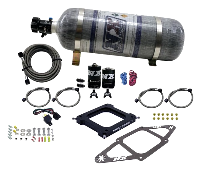 4500 Assassin Plate Gasoline RNC 250-750Hp with 12Lb Carbon Bottle Nitrous Express NX 67570-12