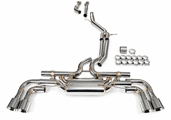 Aktywny układ wydechowy z klapami Cat-Back Single Flow FMIC.Pro Porsche Cayenne 9YA Coupe 9YB 3.0L 2018-2022