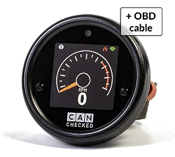 CANchecked MFD15 Gen2 Wyświetlacz parametrów z kablem OBD