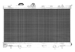 Chłodnica wody FMIC.Pro Subaru Legacy, 2000-2004