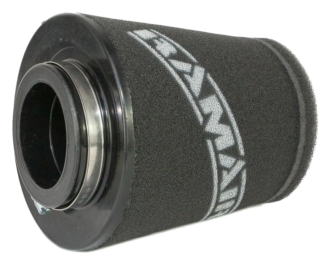 Uniwersalny stożkowy filtr powietrza Ramair CC-157 śr. 57mm asymetryczny wlot