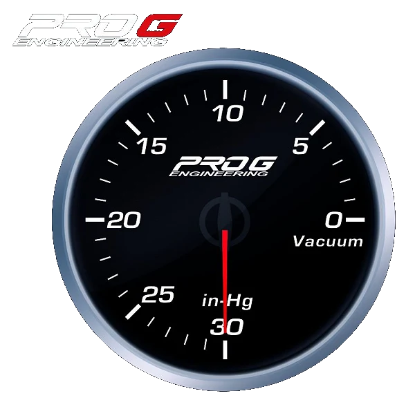 Wskaźnik Pro G Race Series RS, Podciśnienia WHITE 60mm