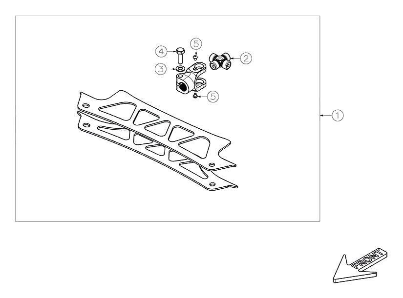 E90 Steering Rack Conversion Wisefab WF8691_100A
