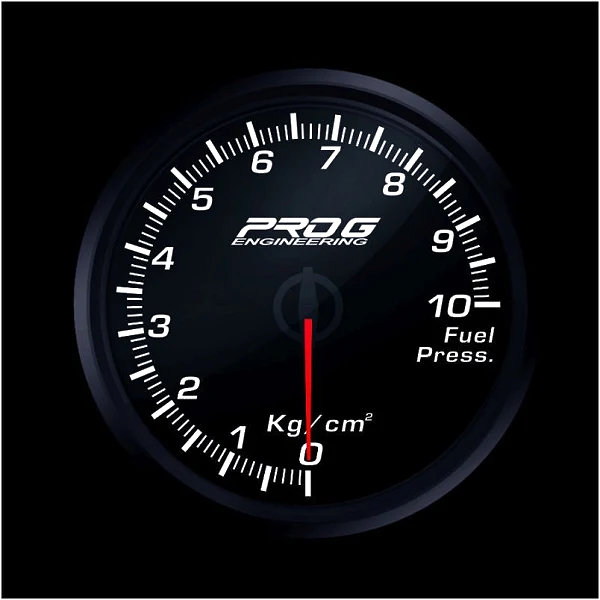 Wskaźnik Pro G Race Series 2 RC, ciśnienia paliwa Kg/cm2 WHITE 52mm