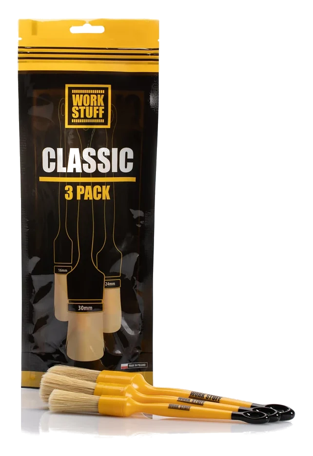 WORK STUFF Detailing Brush Classic 3-pack