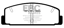 DP729 Klocki hamulcowe ULTIMAX2 EBC Brakes Daihatsu Charade Mazda 6 GG GY GH 323 626 Capella Familia Premacy RX7