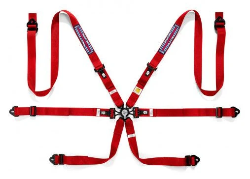 Pasy bezpieczeństwa Sparco Martini Racing FIA 8853-2016 Czerwone - 04834HPDMR.R