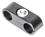 Hose Separator Clamp 2 way Threaded Radium Engineering