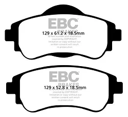 DPX2109 Klocki hamulcowe ULTIMAX2 EBC Brakes Citroen C4 2nd Generation DS4