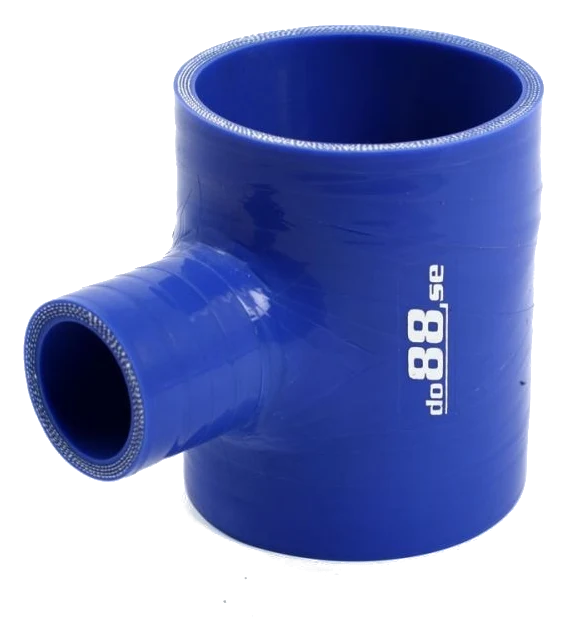 Wąż silikonowy niebieski 3" + 2" (76+51mm)