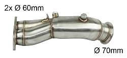 Downpipe BMW N55 335i E90 E91 E92 E93