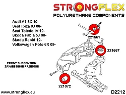 226160A: Zestaw zawieszenia przedniego SPORT Audi A1