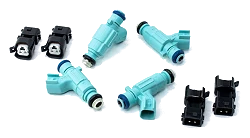 DeatschWerks zestaw 4 wtryskiwaczy paliwa 525cc/min, Honda Civic R18 06-08 and D17 01-05