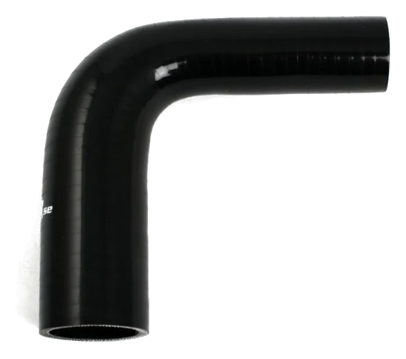 Wąż silikonowy czarny 90 stopni 1,25 - 1,75" (32-45mm)