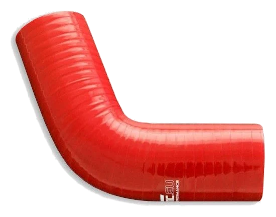 Silikonowe kolanko redukcyjne 67' 28/38mm Czerwony - 006728/38-R
