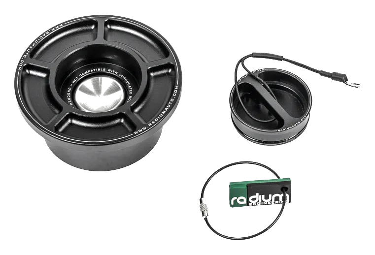 Remote Mount SVF Swing Valve Filler Cap Radium Engineering