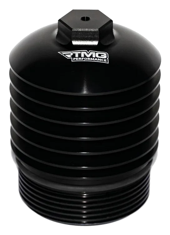 RTMG Performance Aluminum Oil Filter Housing for DSG DQ250 Gearbox Black