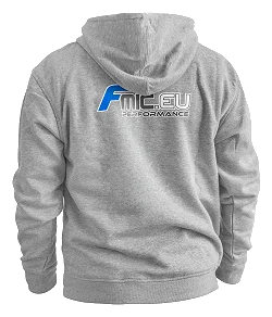 Bluza z kapturem FMIC.EU rozpinana L szara - BLUZA-Z/L