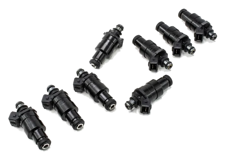 Zestaw wtryskiwaczy DeatschWerks uniwersalne nisko ohmowe 11mm 8szt 1200cc/min