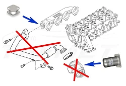 Zamiennik zaworu EGR BMW z silnikami 2.0 2.5 3.0 D M51 M47 M57 - EGR_05/ZU