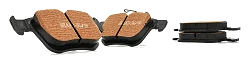 RacingLine RP700 Brake Pads 300mm Smaller Rear non-vented Non Performance Pack eg for VW Golf 7 GTI