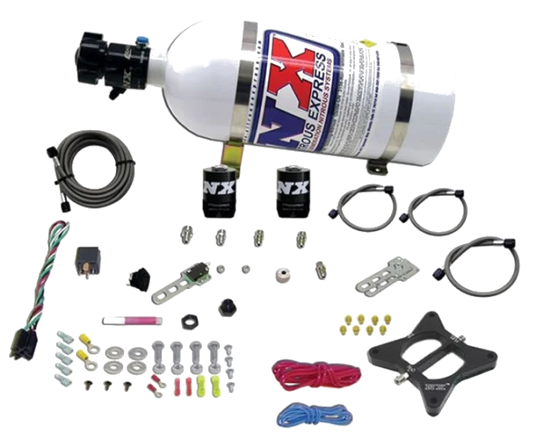 2 Valve Plate System With 10Lb Bottle for Ford Mustang 4.6L (50-150Hp) Nitrous Express NX 20946-10