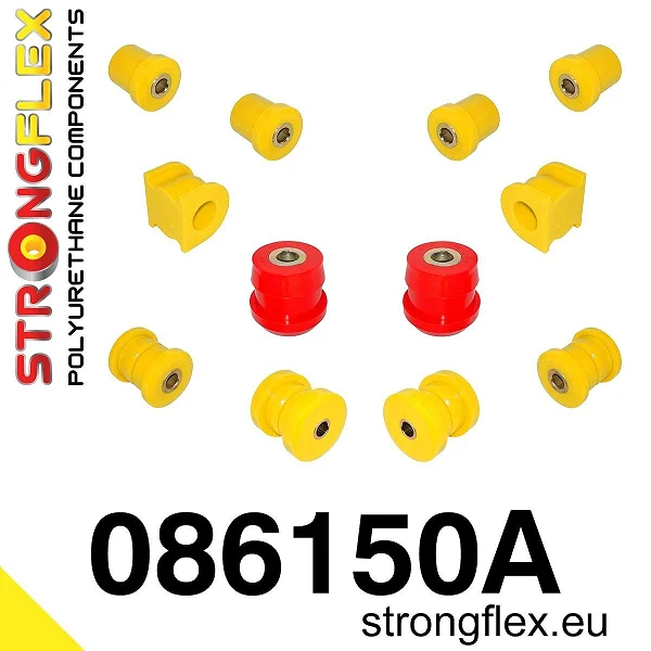086150A: Zestaw poliuretanowy przedniego zawieszenia SPORT AP1 AP2 Honda S2000 AP1