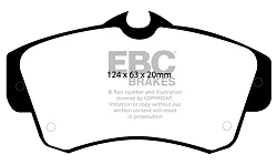 DP1357 Klocki hamulcowe ULTIMAX2 EBC Brakes Chrysler USA PT Cruiser