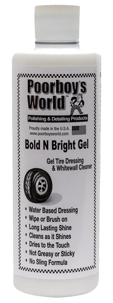 POORBOY'S WORLD Bold N Bright Tire Dressing Gel do opon 473ml