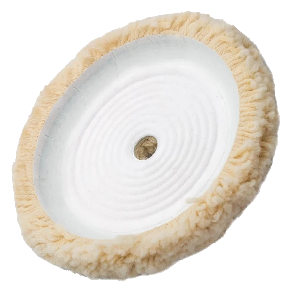 FLEXIPADS 200mm Cupped Twisted 100% Merino Wool Cutting Pad