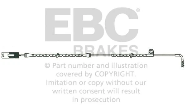EFA111 Czujnik zużycia klocków hamulcowych EBC Brakes BMW Z8 BMW Z8