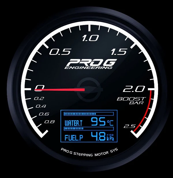 Wskaźnik Pro G AVS Series Multi Gauge, doładowania 2,5 Bar 60mm