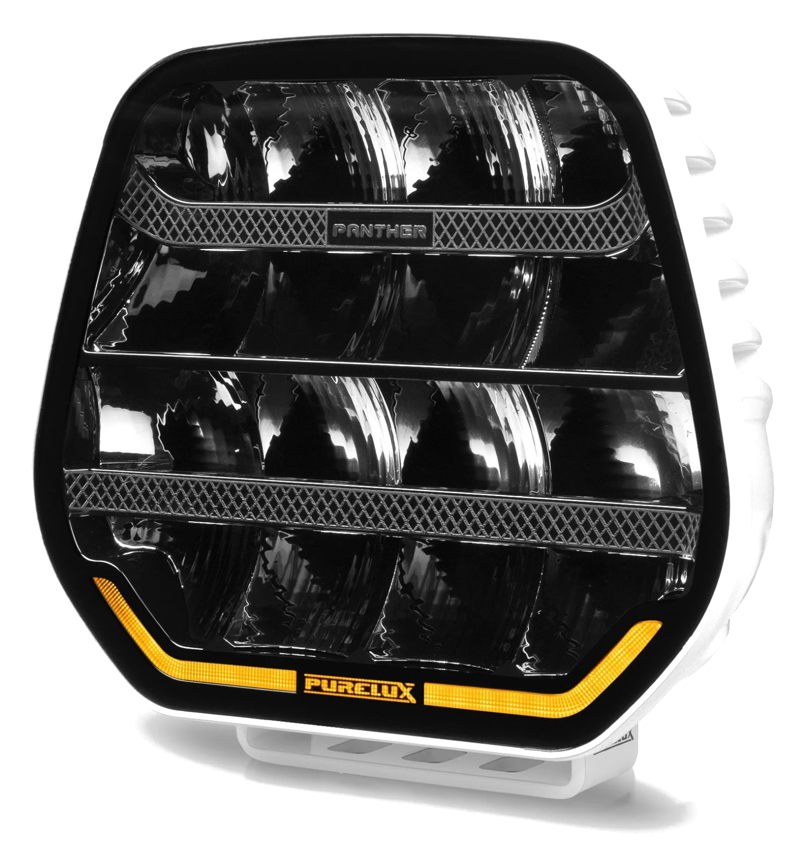 Lampa dalekosiężna LED Purelux Panther 7 White okrągła 12V 24V 128W 18cm