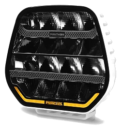 Lampa dalekosiężna LED Purelux Panther 7 White okrągła 12V 24V 128W 18cm
